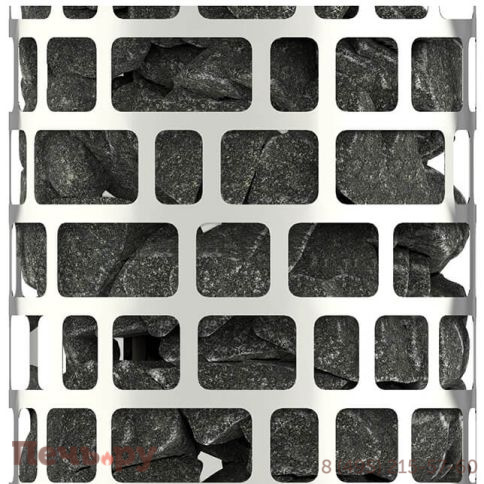 Электрическая печь SAWO Tower Aries круглая ARI3-90Ni2-P  (встроенный блок мощности Saunova 2.0. Панель управления не включена) фото 8