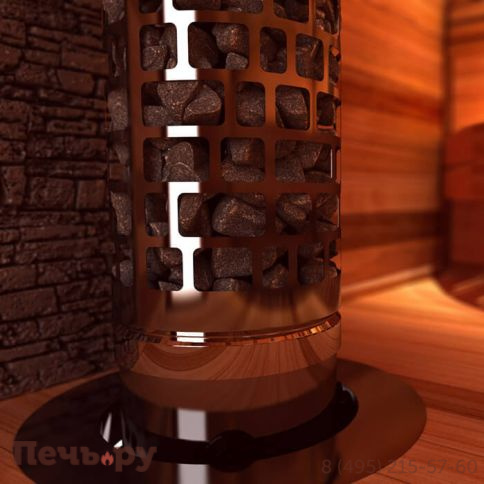 Электрическая печь SAWO Tower Aries круглая ARI6-150NS-P (требуется панель управления и блок мощности) фото 6