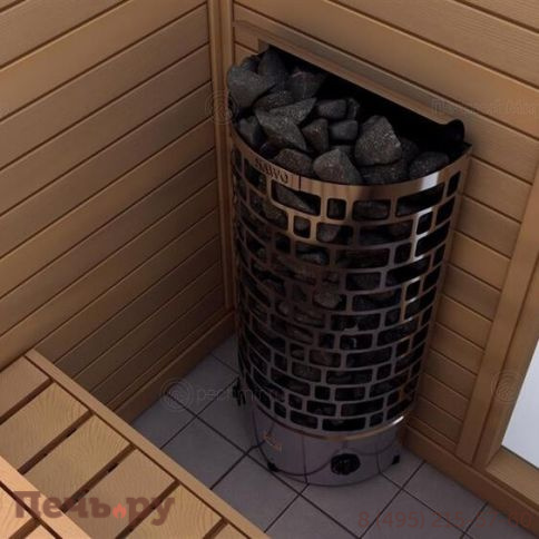 Электрическая печь SAWO Tower Aries пристенная ARI3-90NB-WL-P  (встроенный пульт управления) фото 2