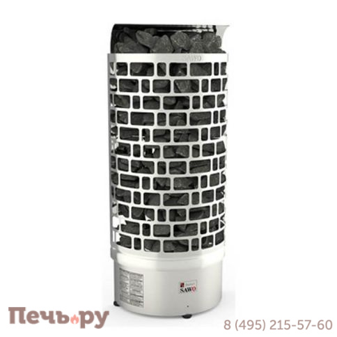Электрическая печь SAWO Tower Aries пристенная ARI3-90Ni2-WL-P  (встроенный блок мощности Saunova 2.0. Панель управления не включена) фото