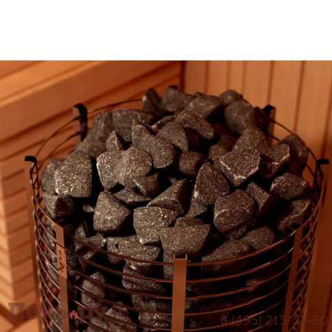 Электрическая печь SAWO Tower круглая TH3-35Ni2-P (со встроенным блоком мощности Saunova 2.0, панель управления не включена) фото 5