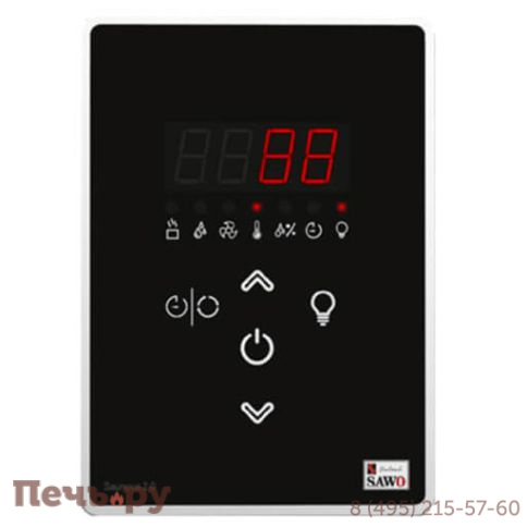 Электрическая печь SAWO Tower круглая TH3-60Ni2-P (со встроенным блоком мощности Saunova 2.0, панель управления не включена) фото 6