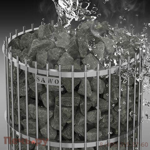 Электрическая печь SAWO Tower Orion ORN-90NS-G-P (требуется панель управления и блок мощности) фото 2