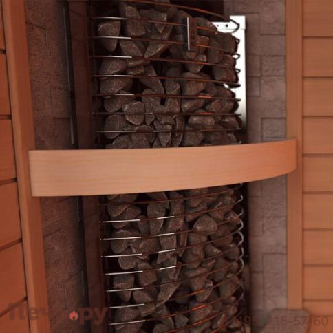 Электрическая печь SAWO Tower угловая TH3-60Ni2-CNR-P (со встроенным блоком мощности Saunova 2.0, панель управления не включена) фото 3