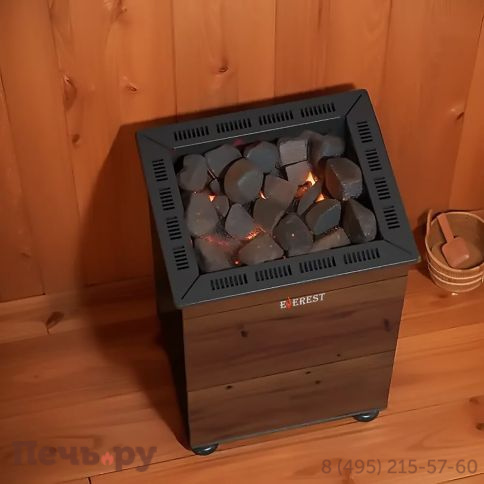 Электрокаменка Везувий Everest Black Crystal S 120 фото 6