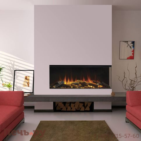 Электрокамин British Fires New Forest  1200 (два стекла) фото