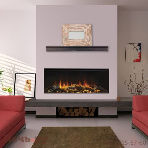 Электрокамин British Fires New Forest 1200 (прямое стекло) фото