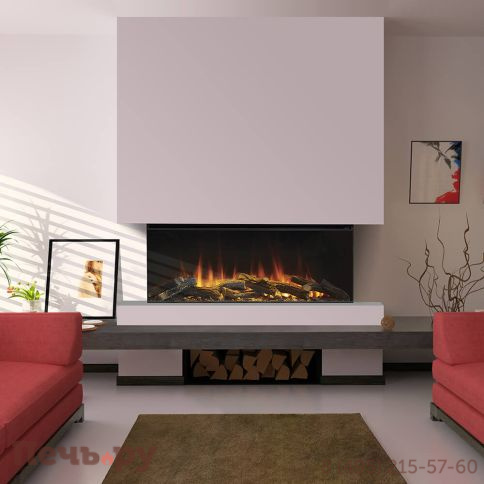 Электрокамин British Fires New Forest 1200 (три стекла) фото 2