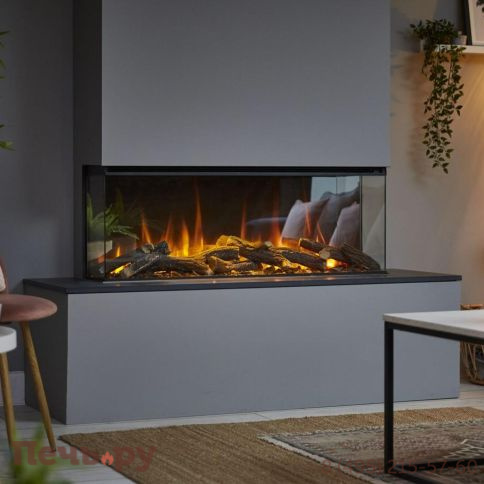 Электрокамин British Fires New Forest 1200 with Deluxe Real logs - 1200 мм фото