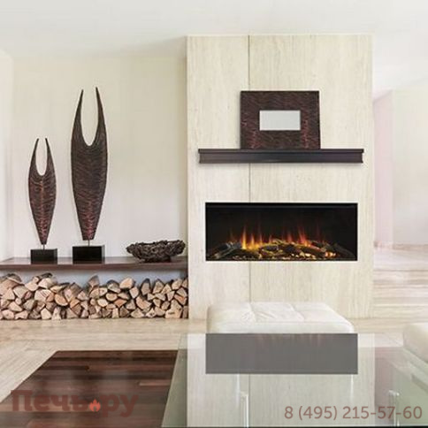 Электрокамин British Fires New Forest 1600 (прямое стекло) фото 2