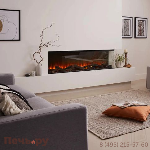 Электрокамин British Fires New Forest 1600 with Deluxe Real logs - 1600 мм фото 2