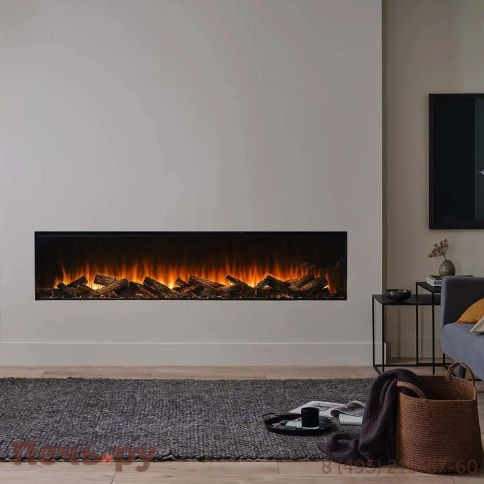 Электрокамин British Fires New Forest 1900 with Deluxe Real logs - 1900 мм фото 2