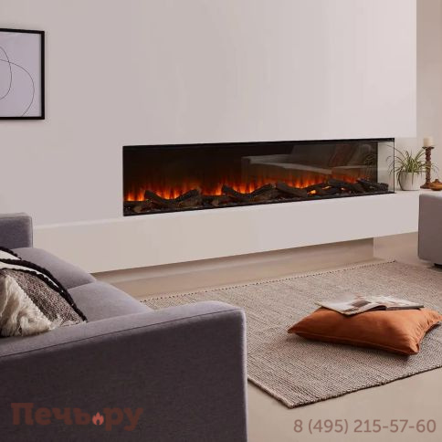 Электрокамин British Fires New Forest 1900 with Deluxe Real logs - 1900 мм фото 4