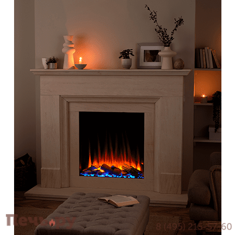 Электрокамин British Fires New Forest 650SQ (прямое стекло) фото 2