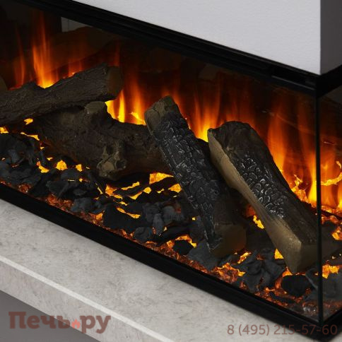Электрокамин British Fires New Forest 870 with Deluxe Real logs - 870 мм фото 6