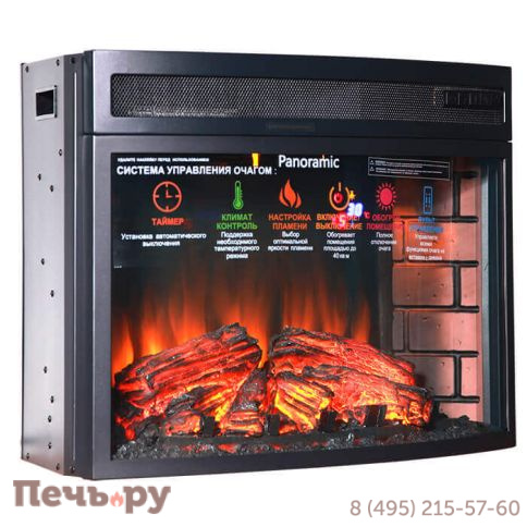 Электроочаг InterFlame Panoramic 25  LED FX фото