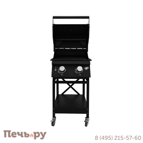 Газовый гриль B-fire Bizon Premium Black 2 на подставке фото 2