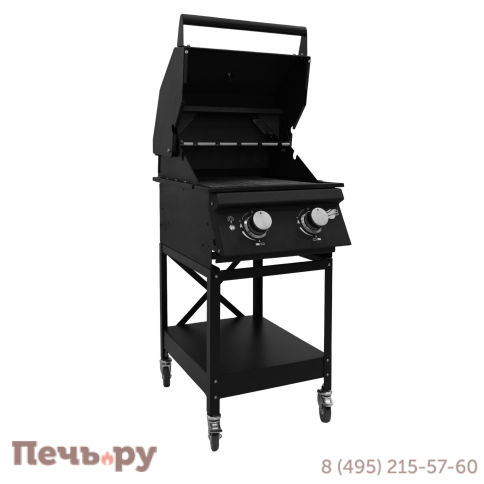 Газовый гриль B-fire Bizon Premium Black 2 на подставке фото 3