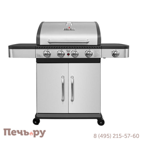 Газовый гриль Bellagio Villa 400 Silver фото