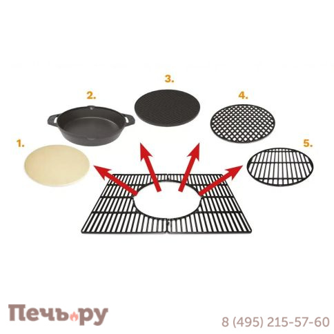 Газовый гриль Sahara Performer 3 BBQ Charcoal фото 9