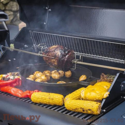 Газовый гриль Sahara X475 4 B BBQ Trolley Smokey Teal фото 18