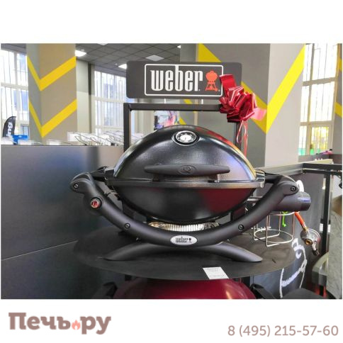 Газовый гриль Weber Q 1200 Black Line фото 2