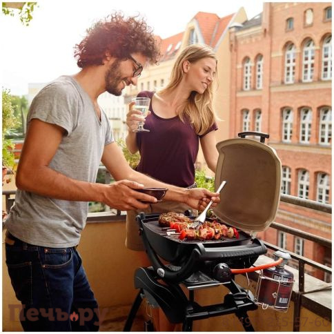 Газовый гриль Weber Q 1200 Black Line фото 6