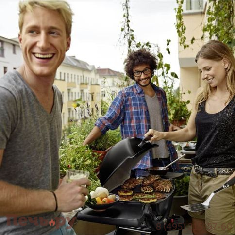 Газовый гриль Weber Q 1200 Black Line фото 8