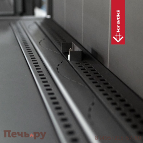 Газовый камин Kratki Pro LEO/LP/100/TUNEL/G31/37MBAR (баллонный газ) фото 4