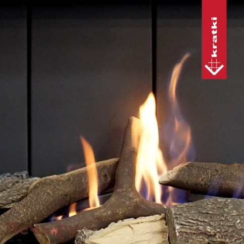 Газовый камин Kratki Pro LEO/LP/100/TUNEL/G31/37MBAR (баллонный газ) фото 5