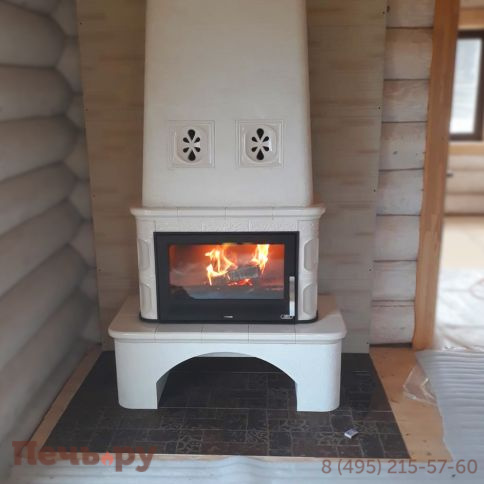 Готовый камин ABX Laponie с теплообменником фото 6