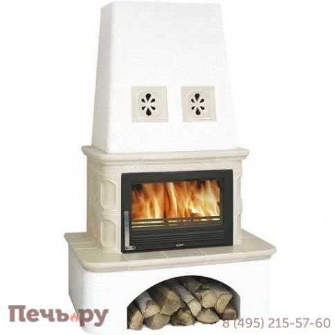 Готовый камин ABX Laponie с теплообменником фото 7