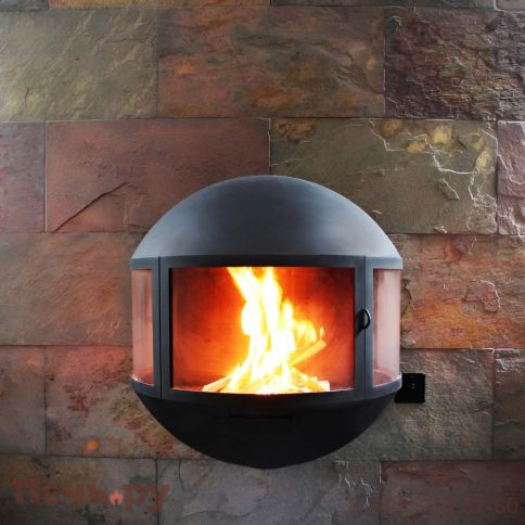 Готовый камин Focus Edofocus 631 труба в стене фото 4