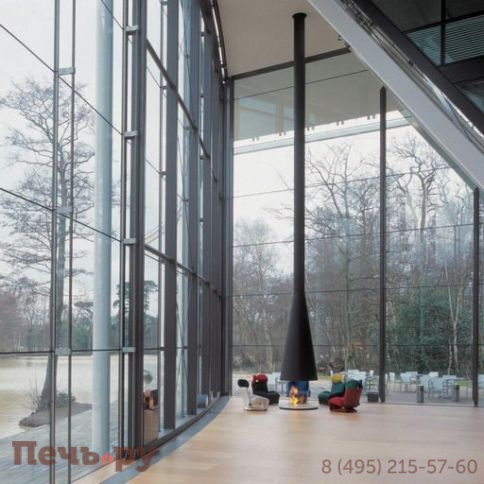 Готовый камин Focus Filiofocus 2000 центральный, телескопический фото 5