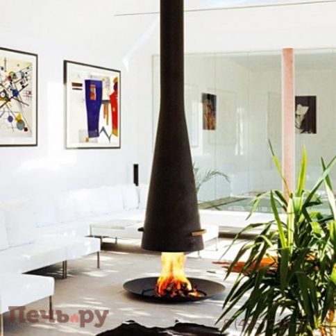 Готовый камин Focus Filiofocus 2000 центральный, телескопический фото 6