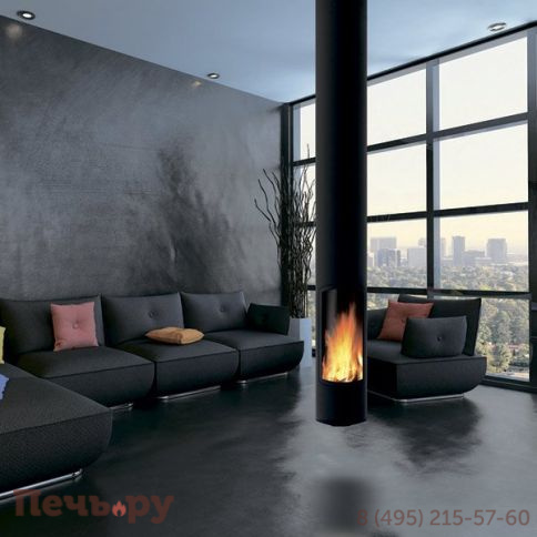 Готовый камин Focus Slimfocus подвесной, со сбалансированной тягой дымохода фото