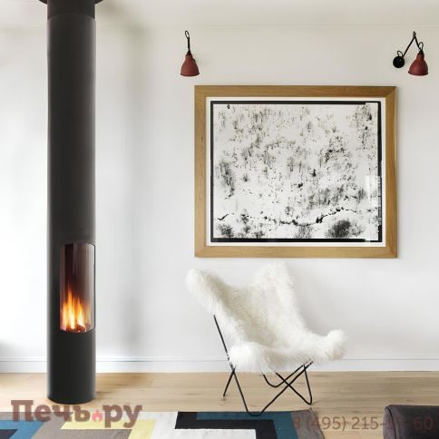 Готовый камин Focus Slimfocus с основанием, со сбалансированной тягой дымохода фото 4