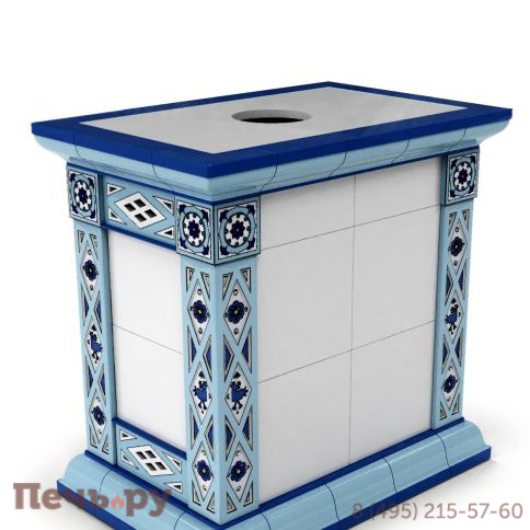 Готовый камин КимрПечь Билибин пристенный художественный фото 10