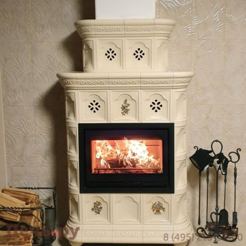 Готовый камин КимрПечь Истра пристенный-двухъярусный фото 32