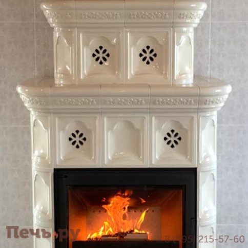 Готовый камин КимрПечь Истра пристенный-двухъярусный фото 34