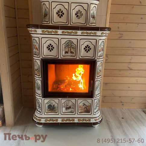 Готовый камин КимрПечь Истра пристенный-двухъярусный фото 41