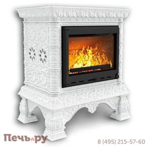 Готовый камин КимрПечь Кострома центральный с топкой Астов МЛ 700 фото