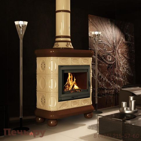 Готовый камин КимрПечь Медальон пристенный фото 28