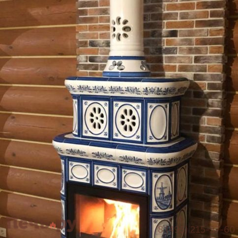 Готовый камин КимрПечь Медальон пристенный-двухъярусный фото 33