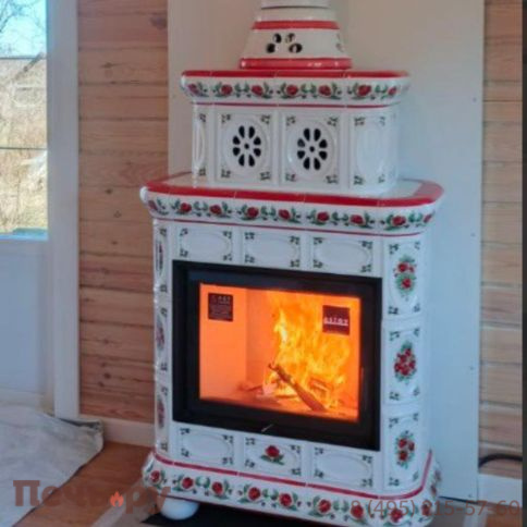 Готовый камин КимрПечь Медальон пристенный-двухъярусный фото 36