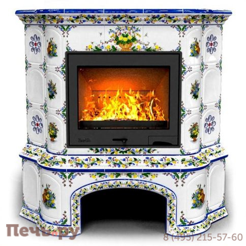 Готовый камин КимрПечь Прованс с дровником угловой с топкой Астов МЛ 700 фото 18