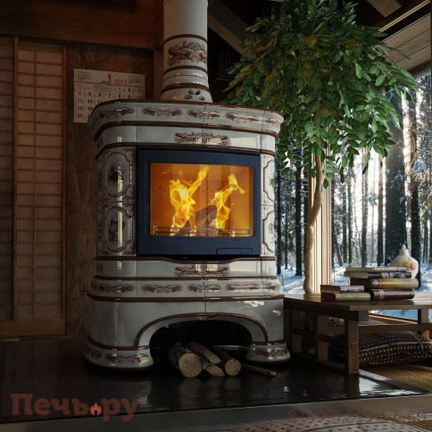 Готовый камин КимрПечь Сконе пристенный фото 14