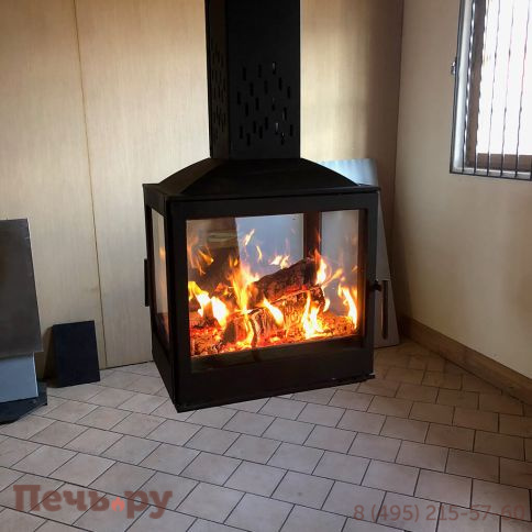 Готовый камин Liseo Castiron LCI 5 Sky G4, труба 2 м. фото 11