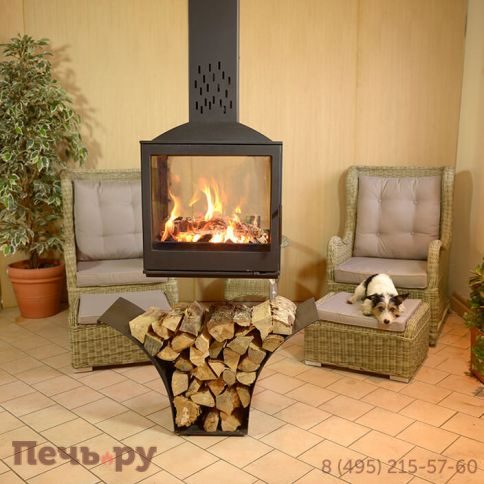 Готовый камин Liseo Castiron LCI 5 Sky G4, труба 2 м. фото 8