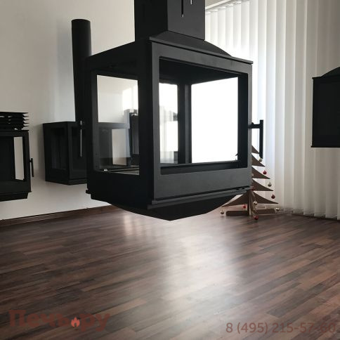 Готовый камин Liseo Castiron LCI 5 Sky G4, труба 2 м. фото 10